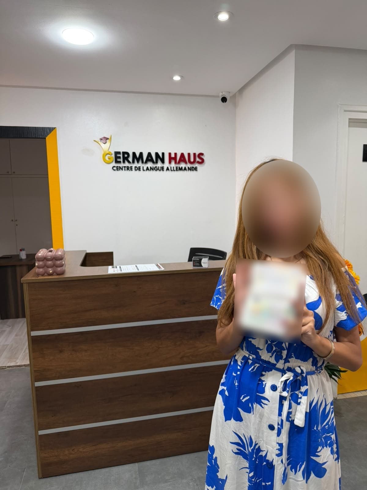 Élève de German Haus après l’obtention de son visa, photo 1